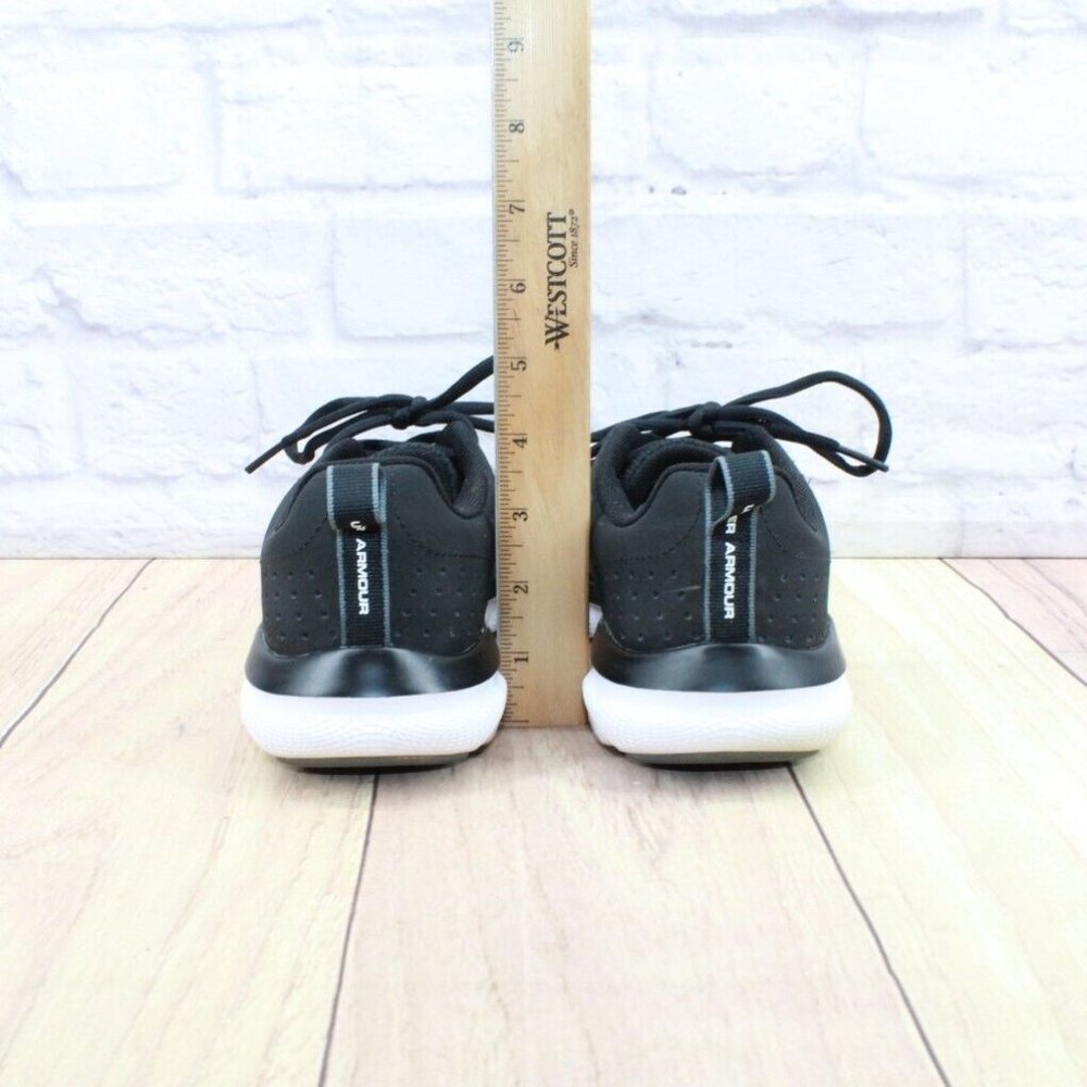 Under Armour Charged Assert Black Nylon Mesh Sneaker Running Shoes Size 8.5 - Picture 6 of 9
